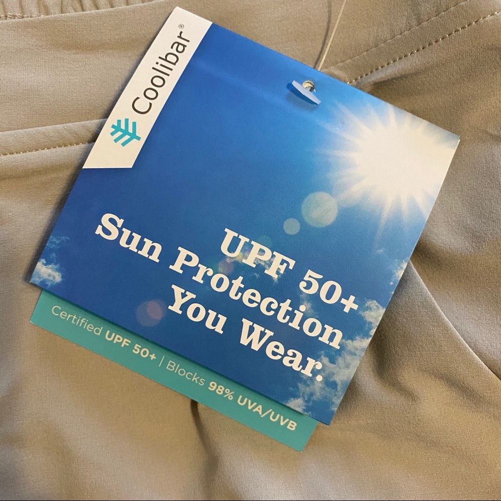 Plus Size Gray Coolibar Bermuda Shorts - Picture 3 of 9